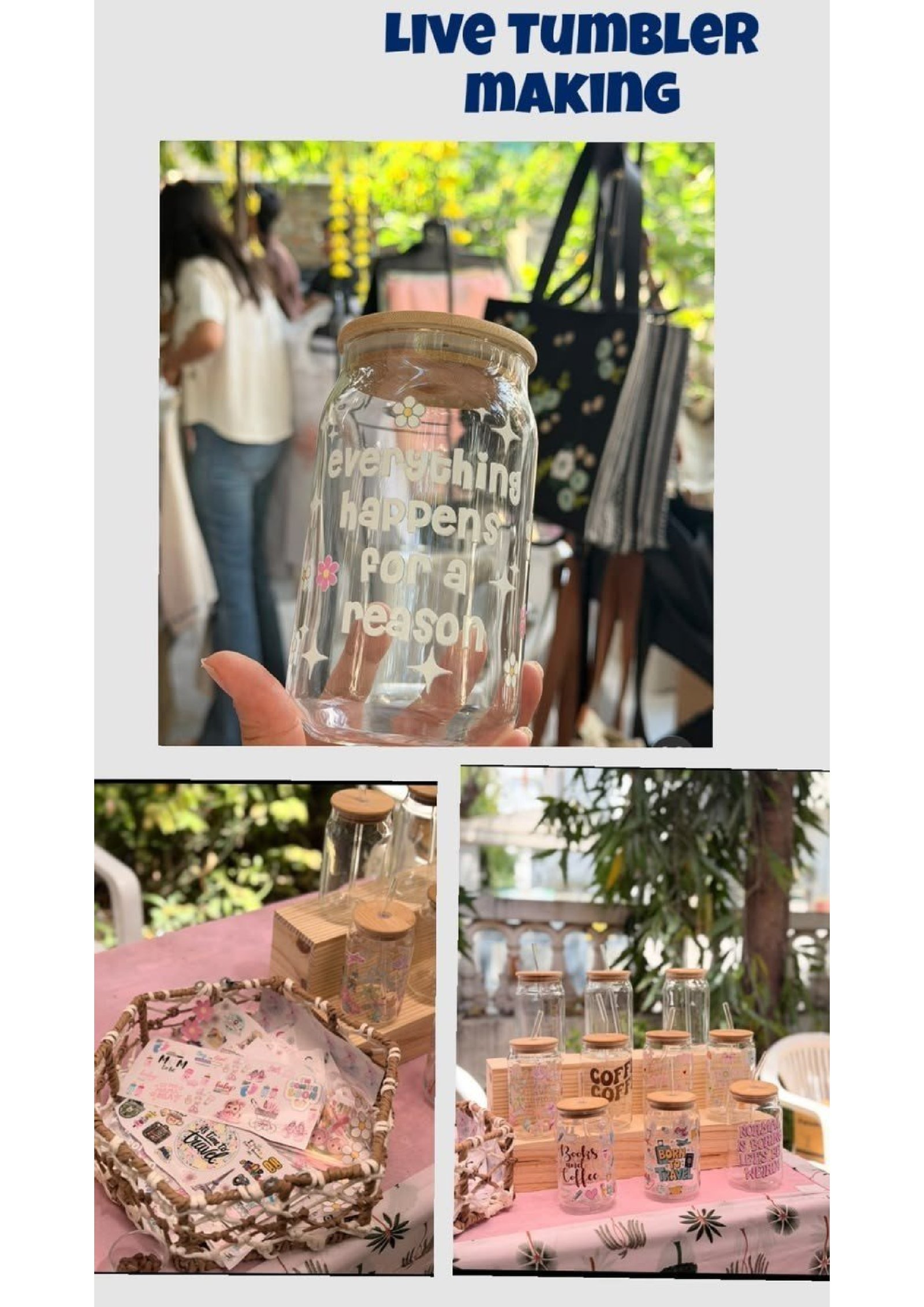 Tumbler Making DIY Stall Udaipur