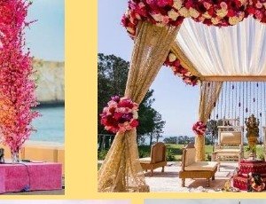 Royal Gold & Rose Mandap - Udaipur Event Management